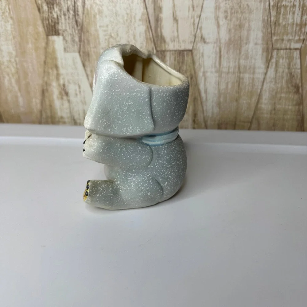 Vintage Elephant Planter‎ Pot Holder Baby Decor Nursery MCM